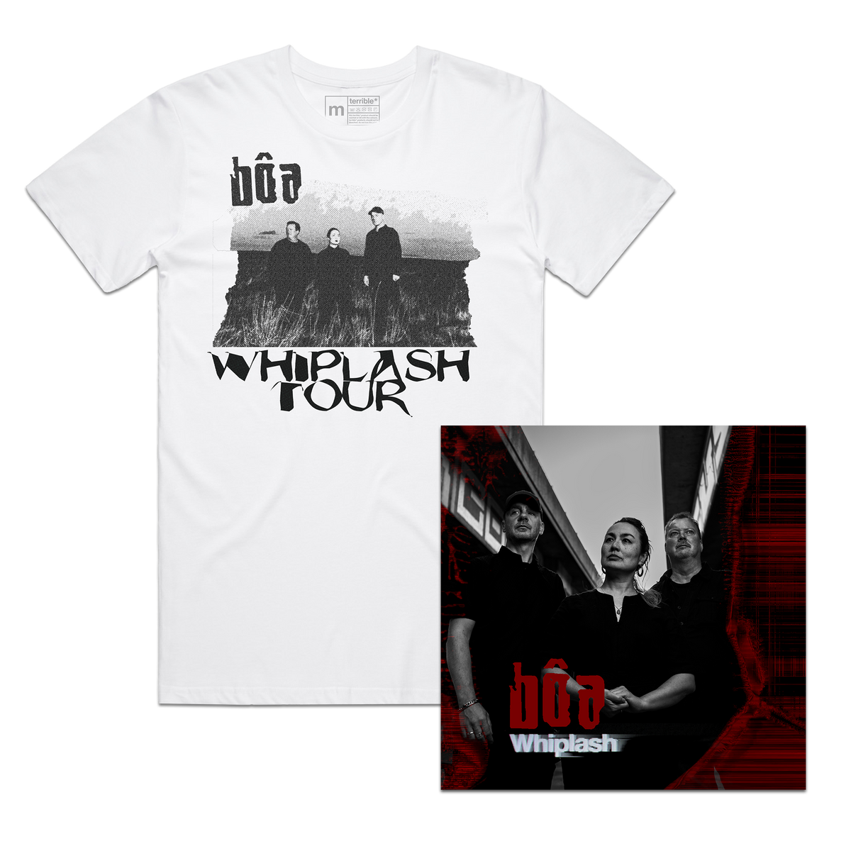 Whiplash Tour Tee + LP Bundle US