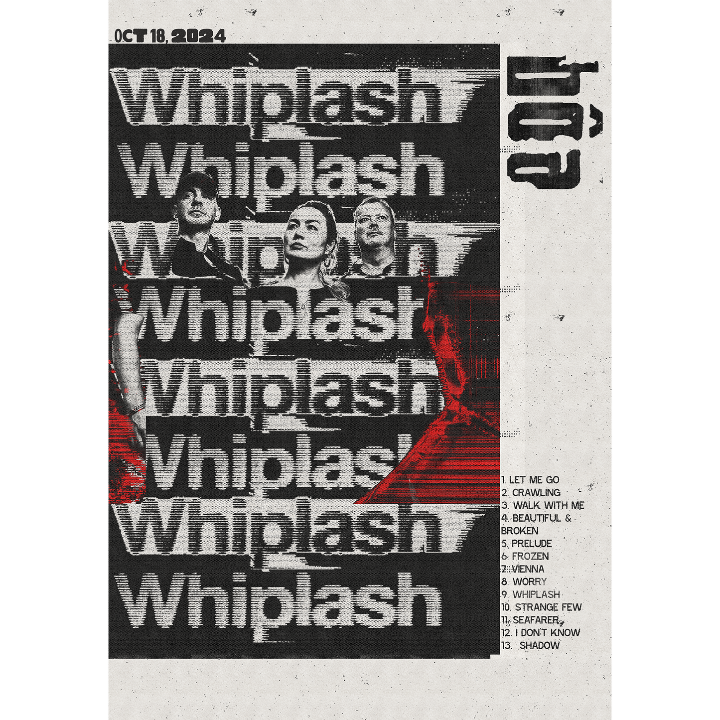 Whiplash Tour Poster